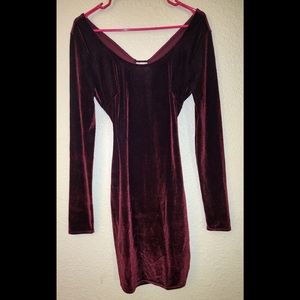 Gorgeous Deep red velvet dress